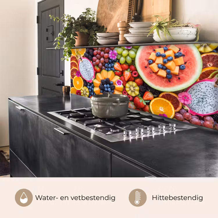 Keuken achterwand - Fruit - Vers - Variatie - Eten - Kleurrijk — 5
