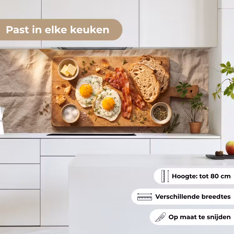 Keuken achterwand - Eten - Ontbijt - Hout - Rustiek - Geel — 7
