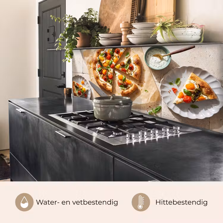 Keuken achterwand - Eten - Tomaten - Basilicum - Maaltijd - Vers — 5