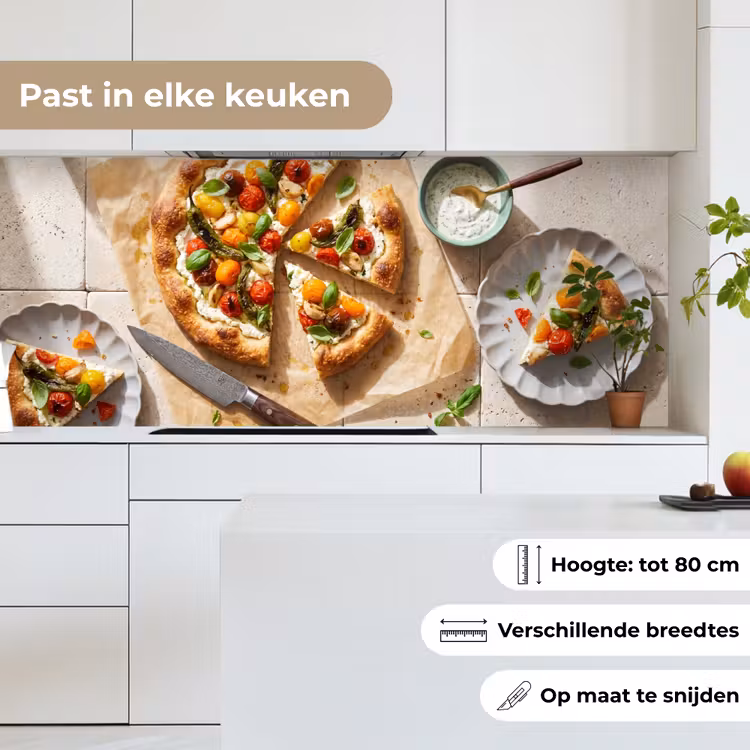 Keuken achterwand - Eten - Tomaten - Basilicum - Maaltijd - Vers — 7