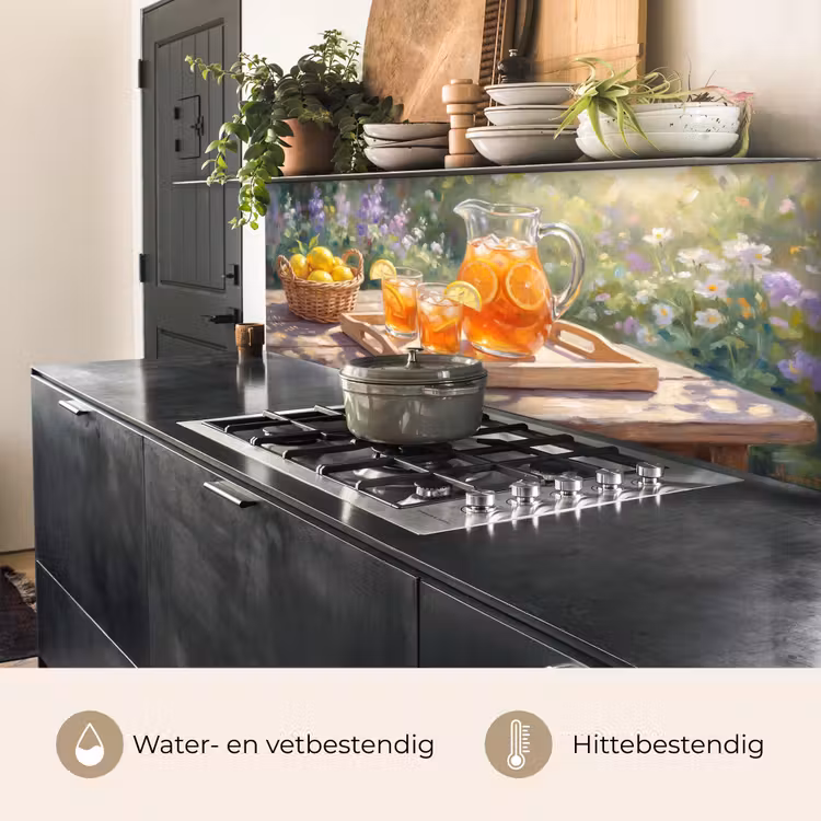 Keuken achterwand - Drank - Citroen - Zomer - Tuin - Geel — 5