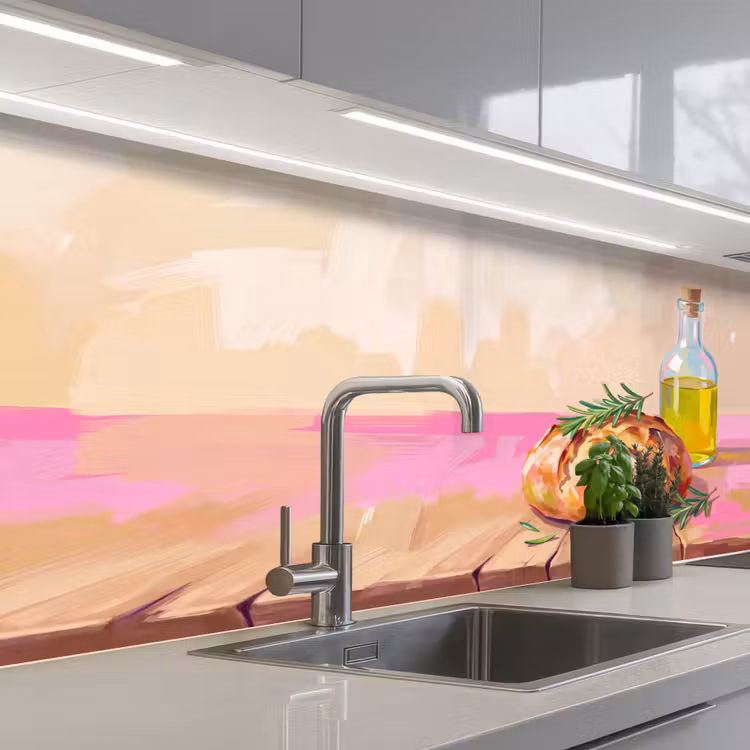 Keuken achterwand - Eten - Brood - Olijfolie - Abstract - Keuken — 2