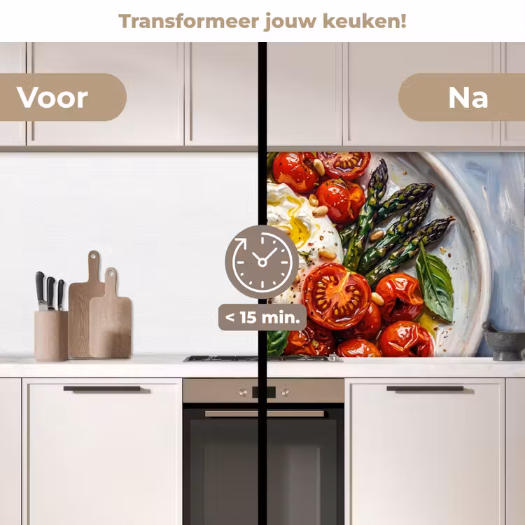Keuken achterwand - Eten - Groenten - Kaas - Modern - Vers — 3