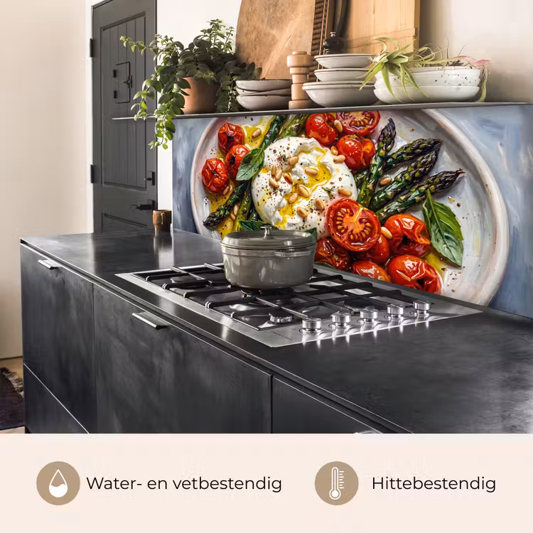 Keuken achterwand - Eten - Groenten - Kaas - Modern - Vers — 5