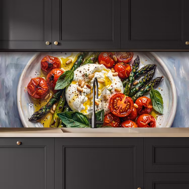 Keuken achterwand - Eten - Groenten - Kaas - Modern - Vers — 6