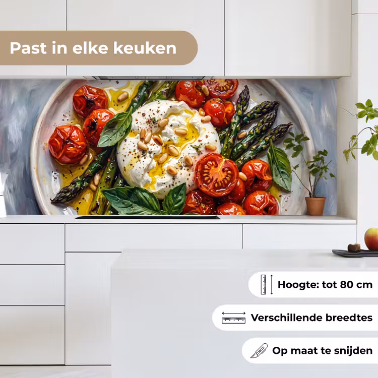 Keuken achterwand - Eten - Groenten - Kaas - Modern - Vers — 7