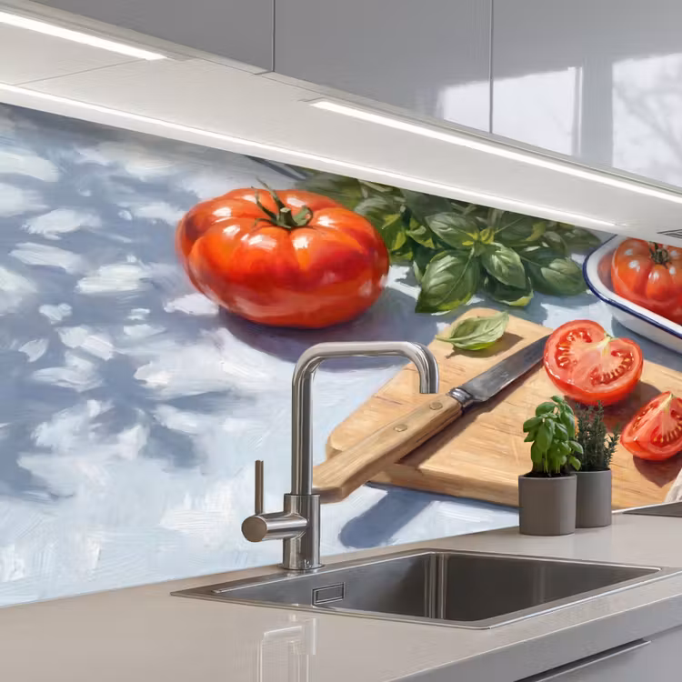 Keuken achterwand - Eten - Keuken - Ingrediënten - Stillleven - Rood — 2