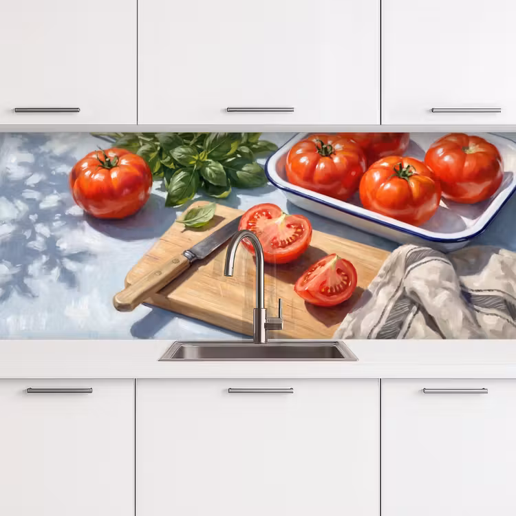 Keuken achterwand - Eten - Keuken - Ingrediënten - Stillleven - Rood — 4