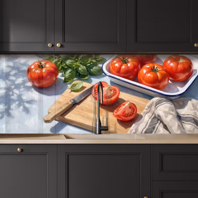 Keuken achterwand - Eten - Keuken - Ingrediënten - Stillleven - Rood — 6