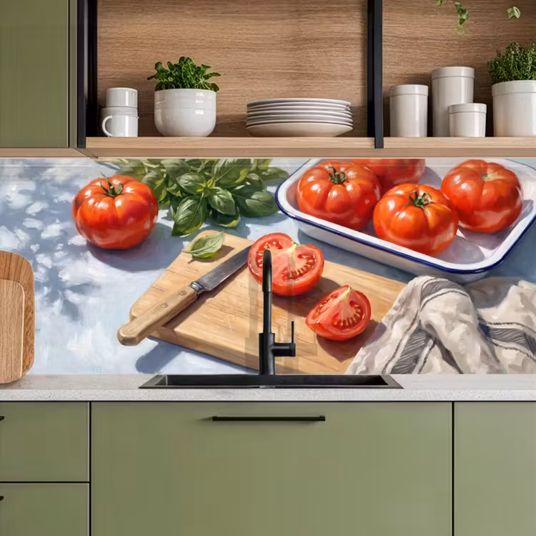 Keuken achterwand - Eten - Keuken - Ingrediënten - Stillleven - Rood — 8