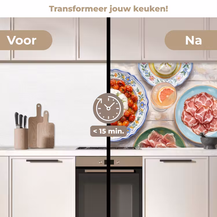 Keuken achterwand - Eten - Tafel - Divers - Modern — 3
