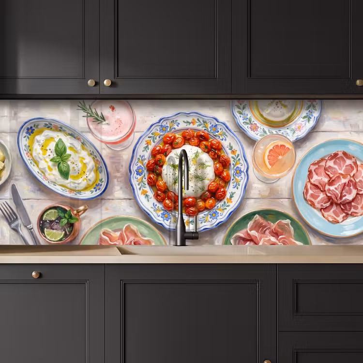 Keuken achterwand - Eten - Tafel - Divers - Modern — 6