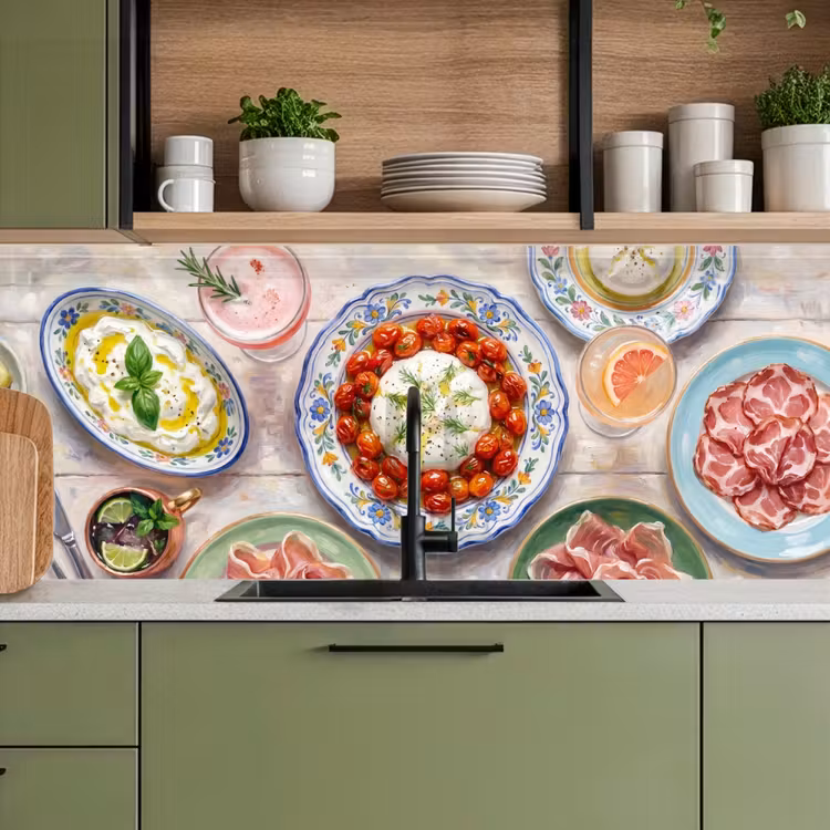 Keuken achterwand - Eten - Tafel - Divers - Modern — 8