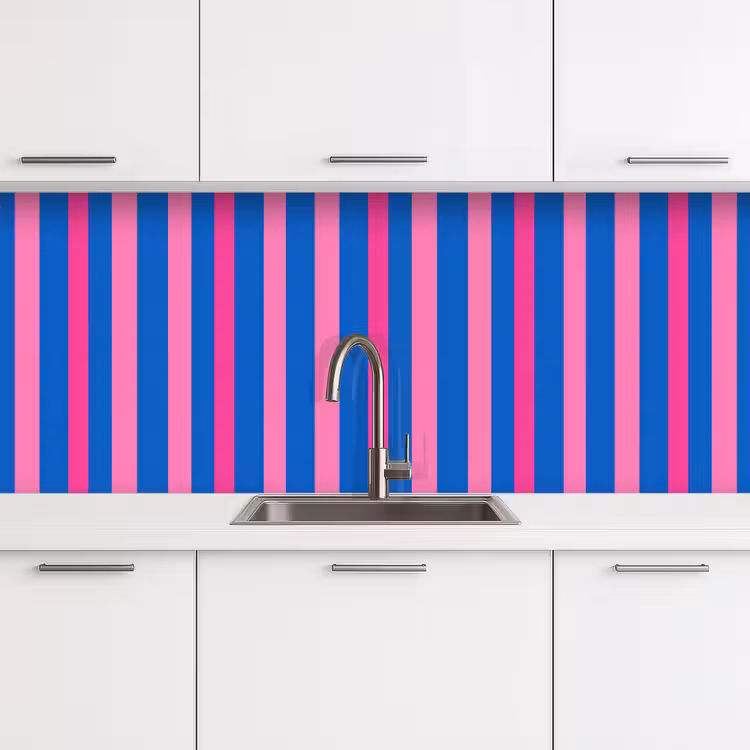 Keuken achterwand - Modern - Optisch - Roze — 4