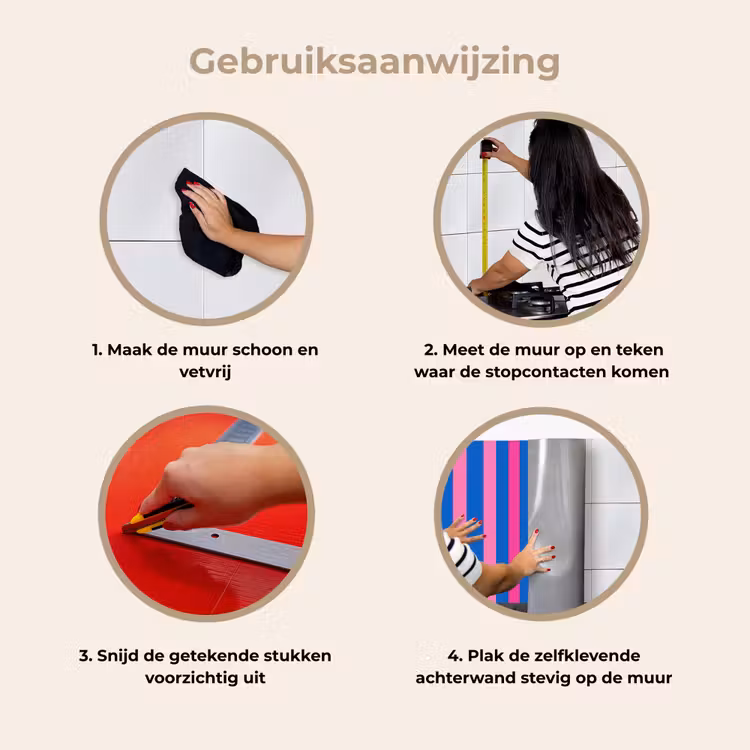 Keuken achterwand - Modern - Optisch - Roze — 9