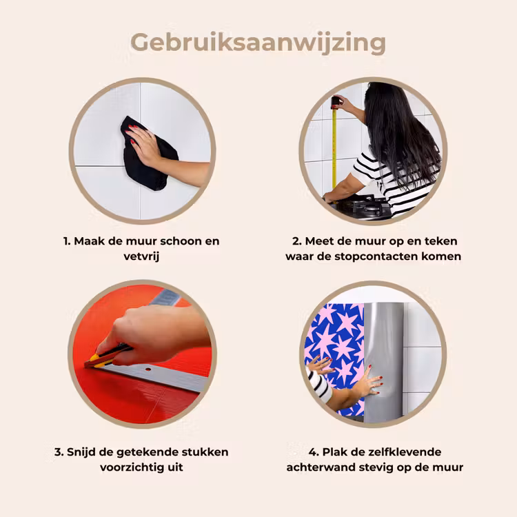 Keuken achterwand - Modern - Sterren - Blauw — 9