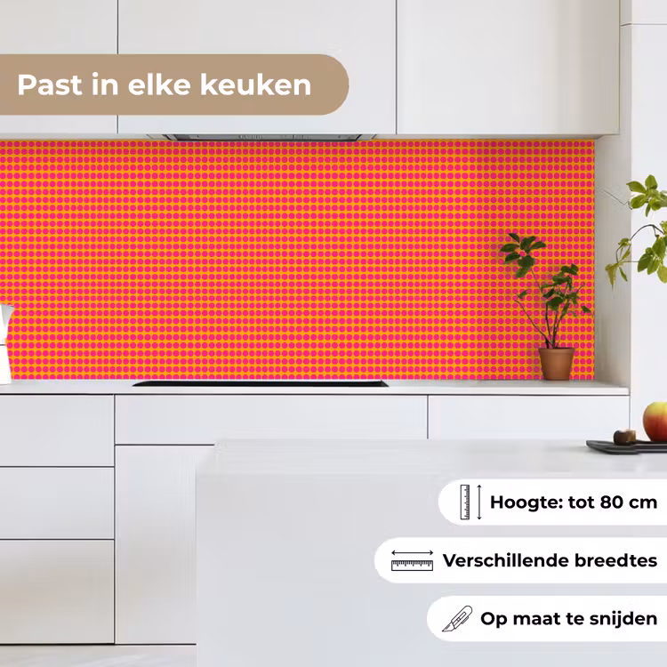 Keuken achterwand - Modern - Stippen - Oranje — 7