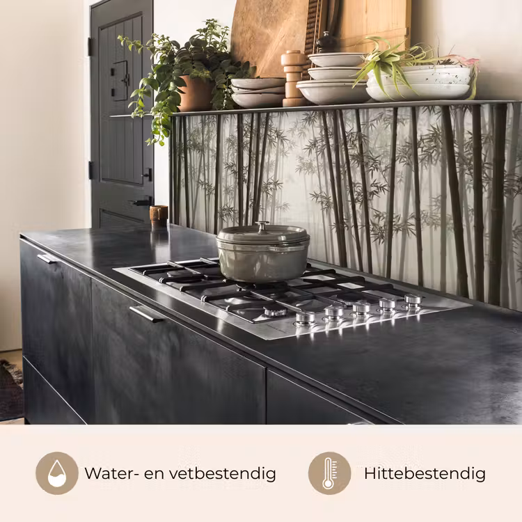 Keuken achterwand - Bamboe - Bos - Mist - Natuur — 5
