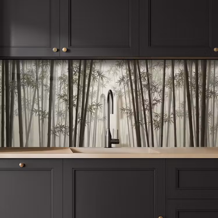 Keuken achterwand - Bamboe - Bos - Mist - Natuur — 6