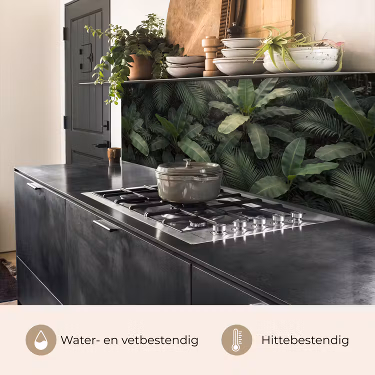 Keuken achterwand - Bladeren - Groen - Tropisch - Natuur — 5