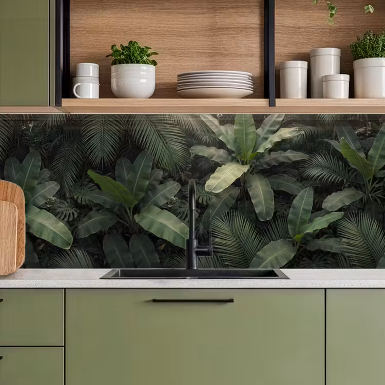 Keuken achterwand - Bladeren - Groen - Tropisch - Natuur — 8