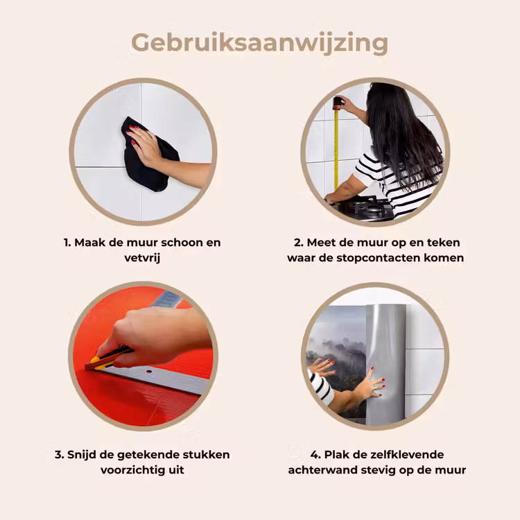 Keuken achterwand - Bos - Mist - Natuur - Groen — 9