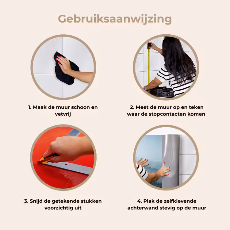 Keuken achterwand - Bos - Mist - Vogels - Natuur - Groen — 9