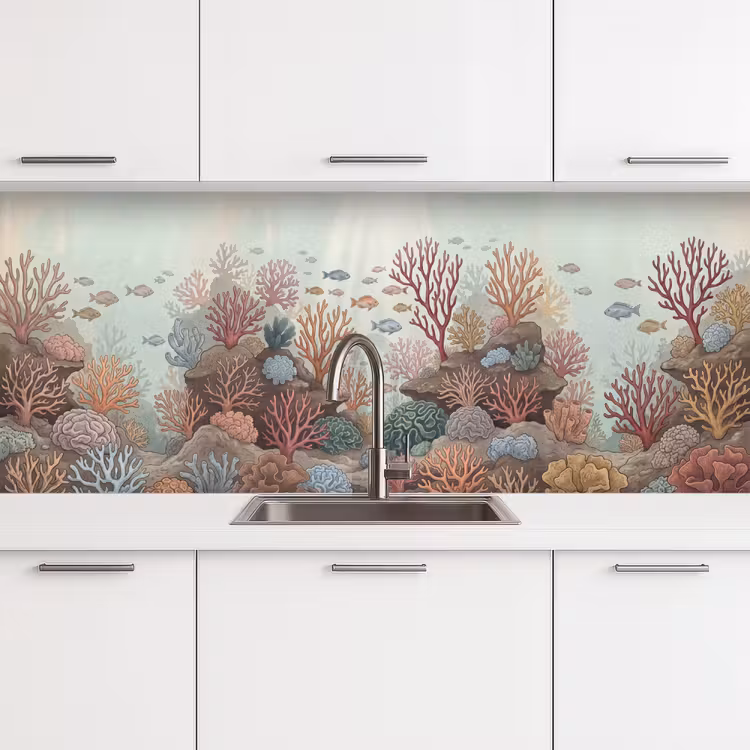 Keuken achterwand - Onderwater - Koraal - Vis - Natuur — 4