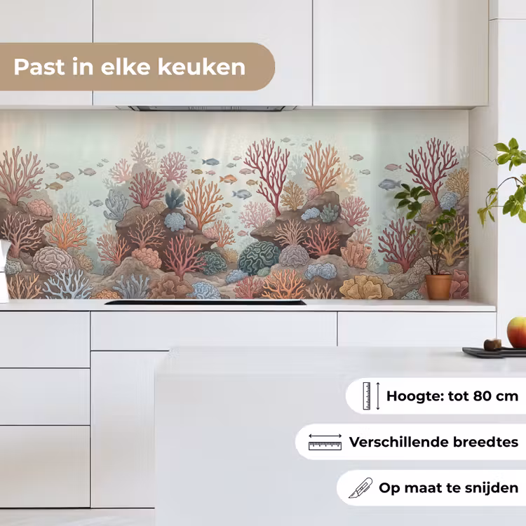 Keuken achterwand - Onderwater - Koraal - Vis - Natuur — 7