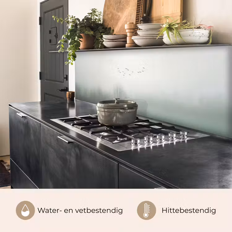 Keuken achterwand - Vogel - Vlucht - Natuur - Minimalistisch — 5