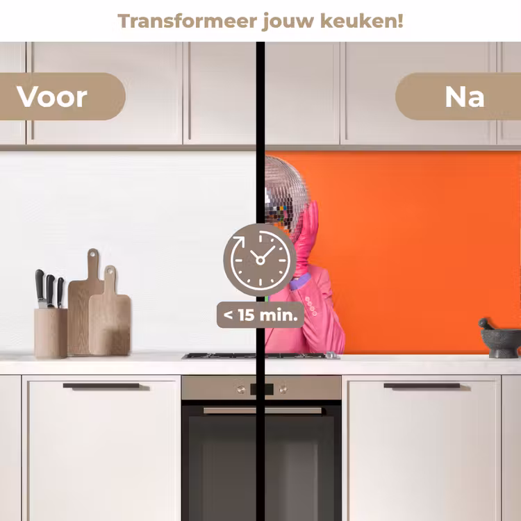 Keuken achterwand - Kunst - Disco bal - Kleurrijk - Modern - Studio — 3