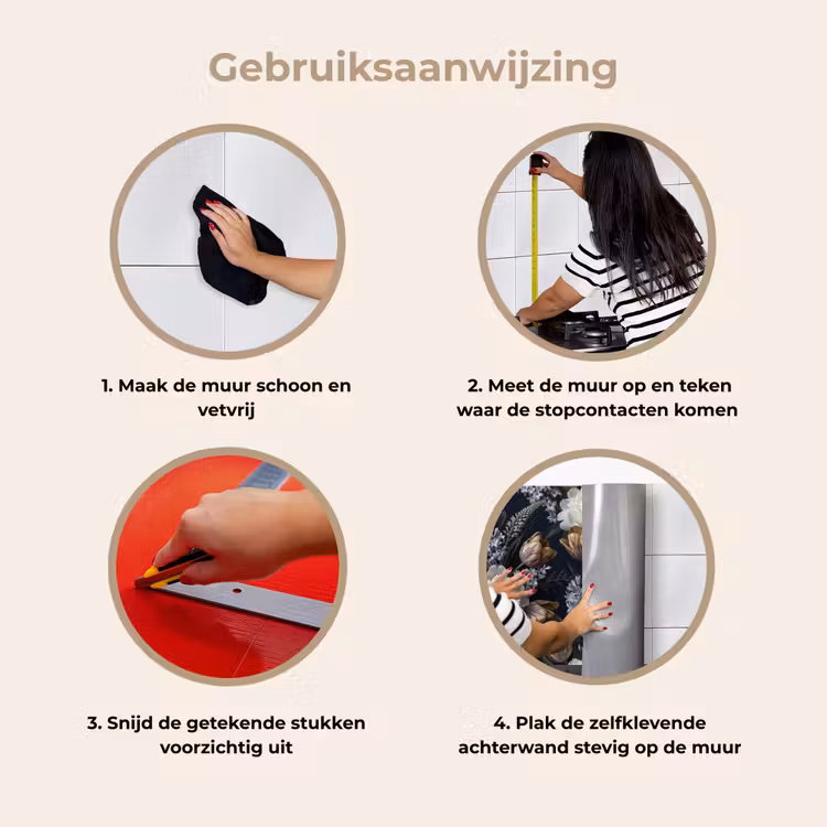 Keuken achterwand - Bloemen - Donker - Elegant - Natuur - Wit — 9