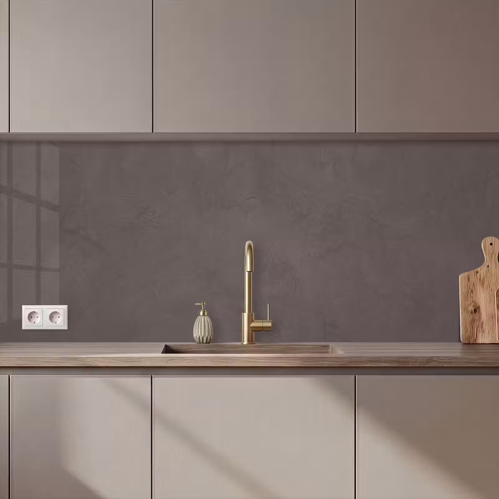 Keuken achterwand - Textuur - Grijs - Modern - Abstract - Oppervlak — 1