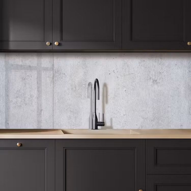 Keuken achterwand - Beton - Textuur - Achtergrond - Grijs - Industrieel — 6