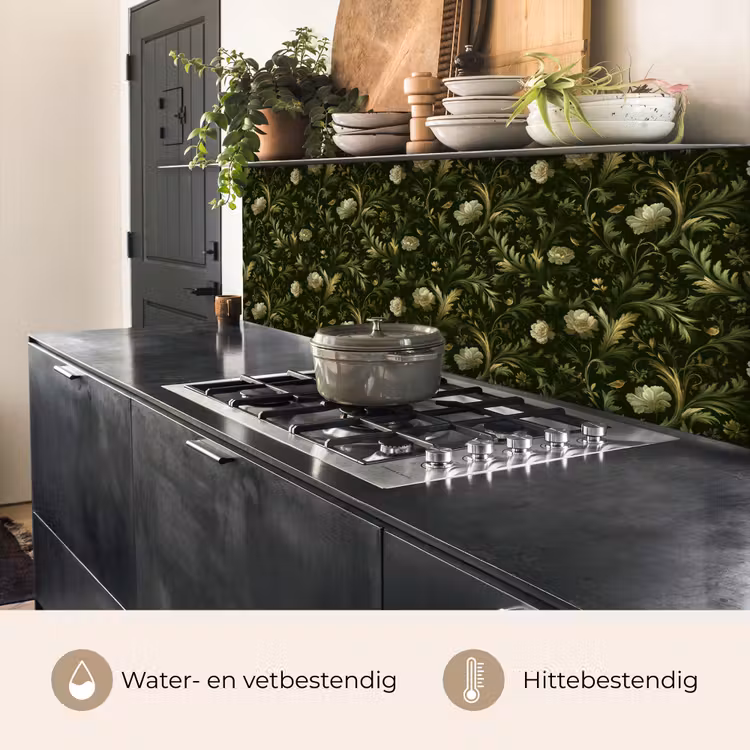 Keuken achterwand - Botanisch - Naadloos - Bloemen — 5