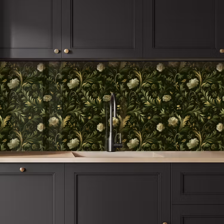 Keuken achterwand - Botanisch - Naadloos - Bloemen — 6