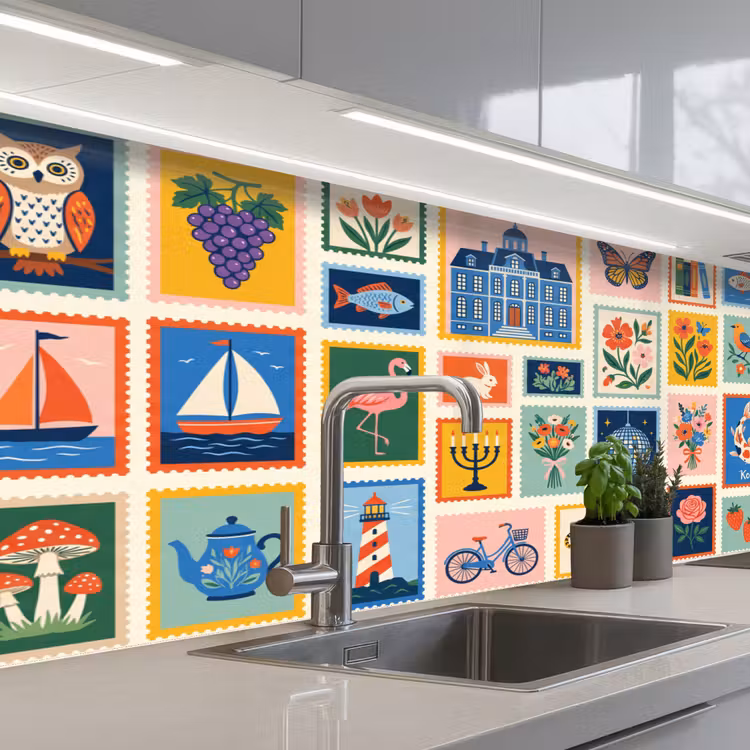 Keuken achterwand - Gebouw - Koepel - Architectuur - Klassiek - Grijs — 2