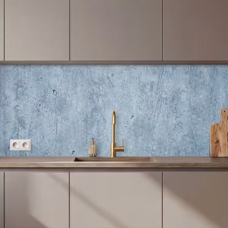 Keuken achterwand - Oppervlak - Ruw - Abstract - Modern - Grijs — 1