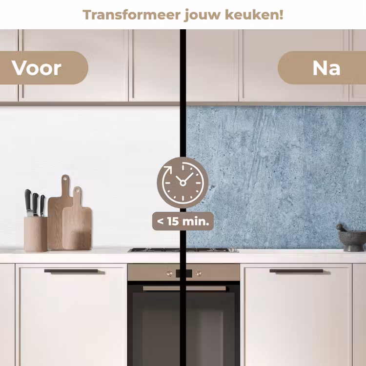 Keuken achterwand - Oppervlak - Ruw - Abstract - Modern - Grijs — 3