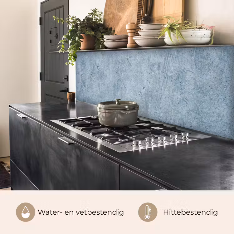 Keuken achterwand - Oppervlak - Ruw - Abstract - Modern - Grijs — 5