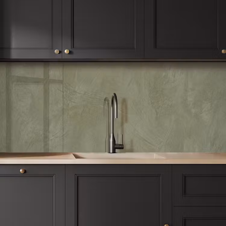 Keuken achterwand - Textuur - Betonlook - Achtergrond - Modern - Groen — 6