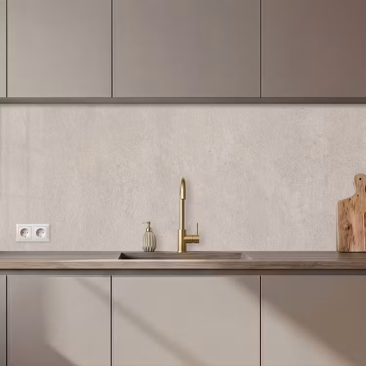 Keuken achterwand - Textuur - Effen - Abstract - Beige — 1