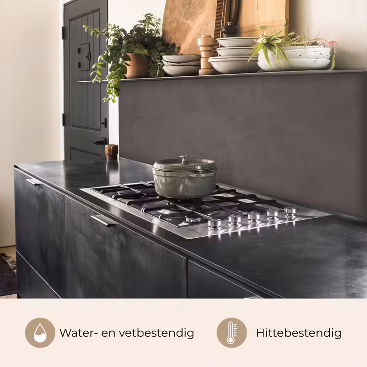 Keuken achterwand - Textuur - Grijs - Modern - Abstract - Oppervlak — 5