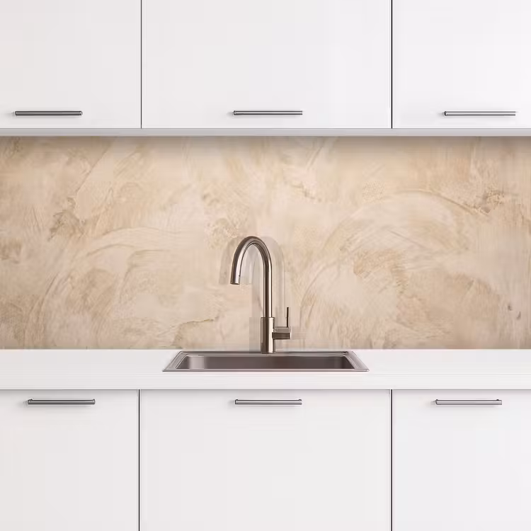 Keuken achterwand - Textuur - Patroon - Abstract - Modern - Beige — 4