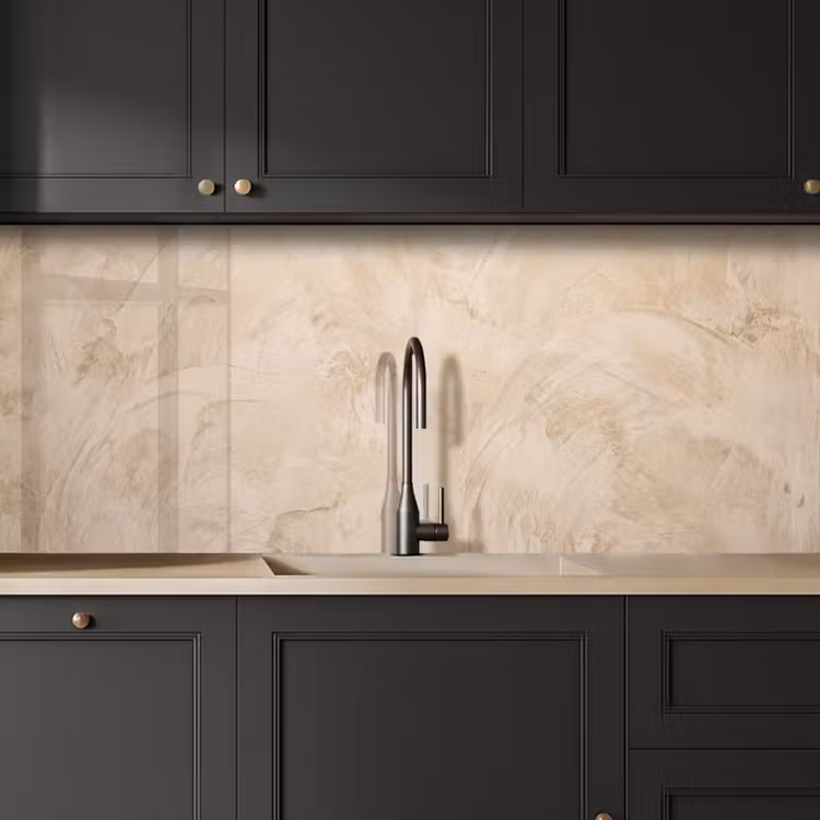 Keuken achterwand - Textuur - Patroon - Abstract - Modern - Beige — 6