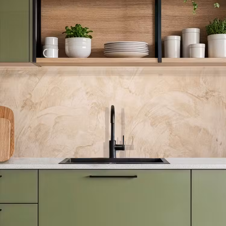 Keuken achterwand - Textuur - Patroon - Abstract - Modern - Beige — 8