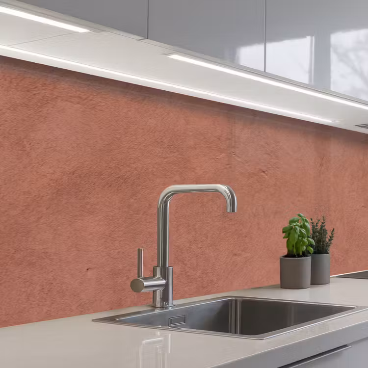 Keuken achterwand - Textuur - Roodbruin - Grof - Modern — 2