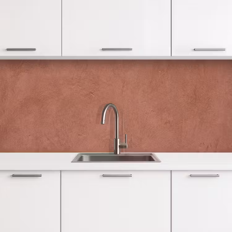 Keuken achterwand - Textuur - Roodbruin - Grof - Modern — 4