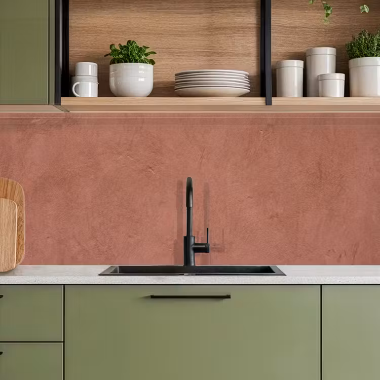 Keuken achterwand - Textuur - Roodbruin - Grof - Modern — 8