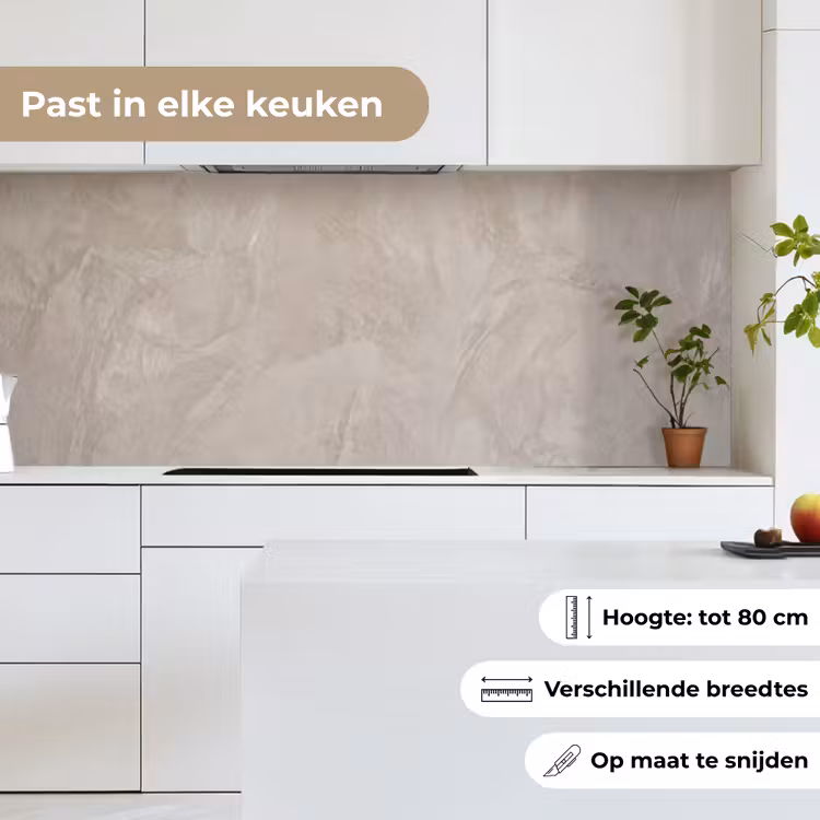 Keuken achterwand - Textuur - Wand - Modern - Beige - Abstract — 7